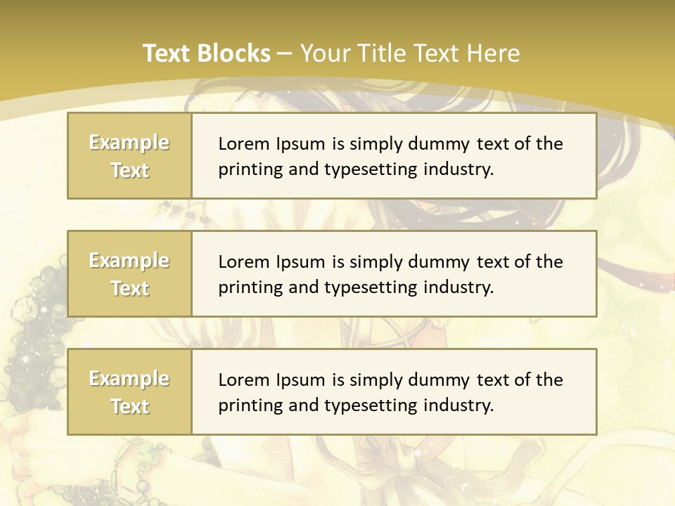 A Woman In A White Dress With Long Hair PowerPoint Template