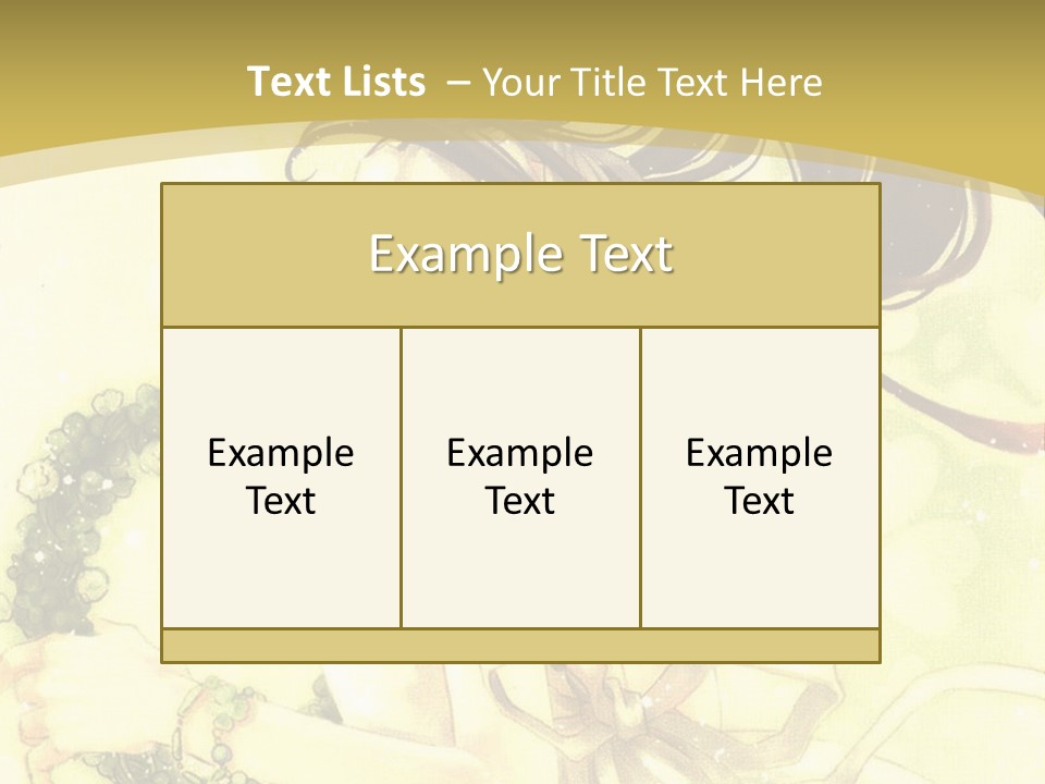 A Woman In A White Dress With Long Hair PowerPoint Template