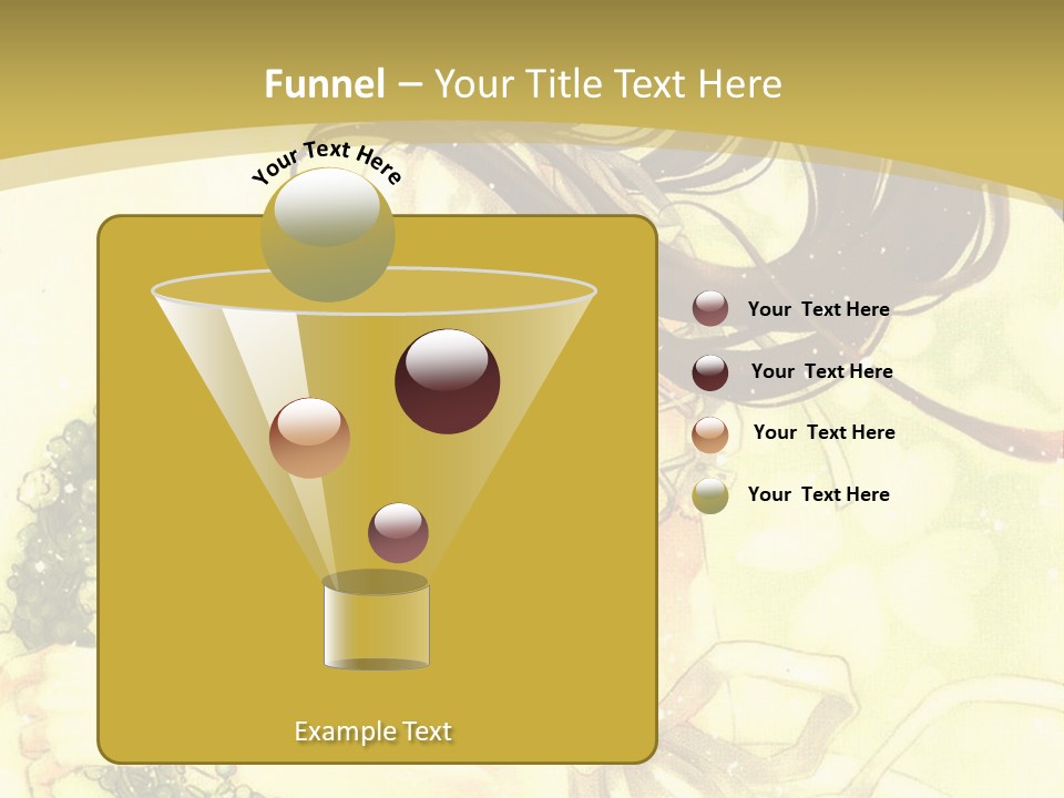 A Woman In A White Dress With Long Hair PowerPoint Template