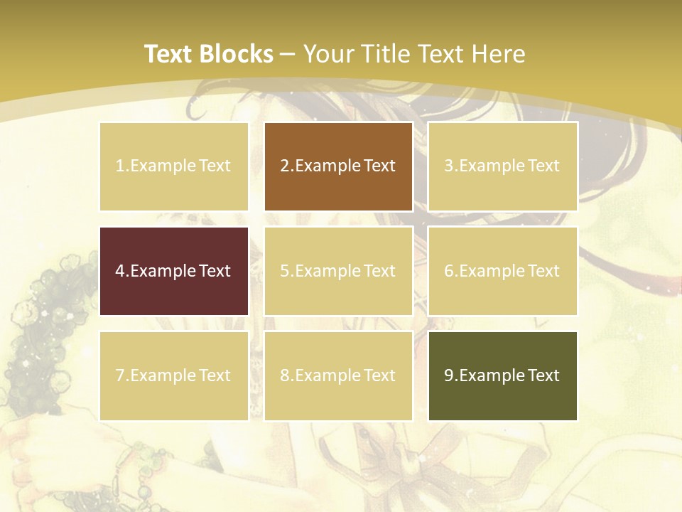 A Woman In A White Dress With Long Hair PowerPoint Template