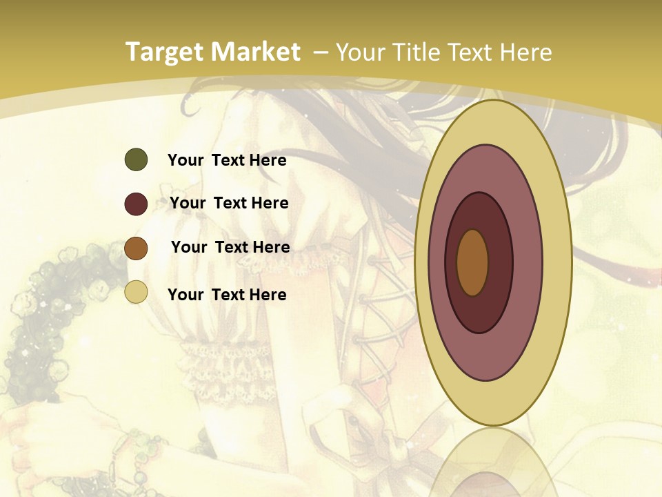 A Woman In A White Dress With Long Hair PowerPoint Template