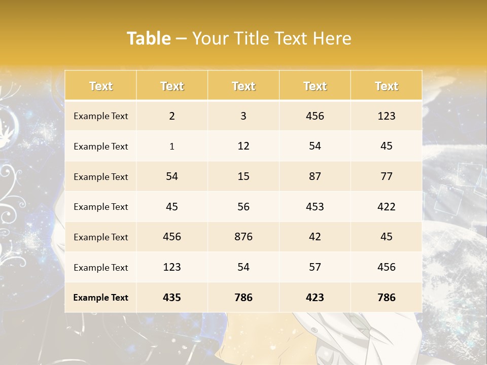 An Anime Character Holding A Cell Phone In His Hand PowerPoint Template