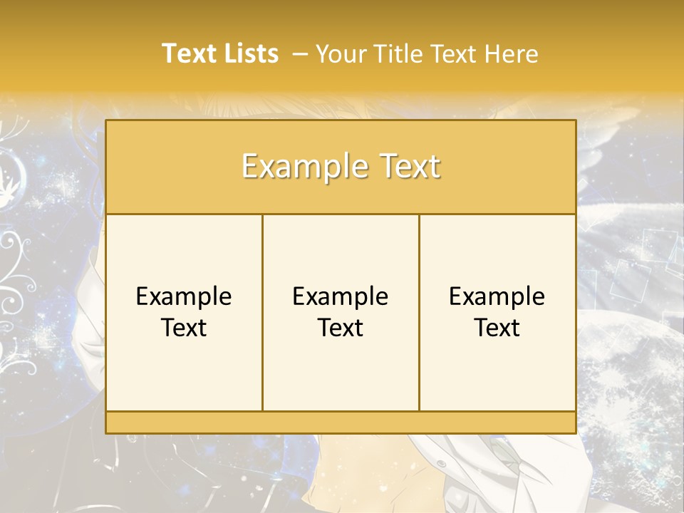An Anime Character Holding A Cell Phone In His Hand PowerPoint Template