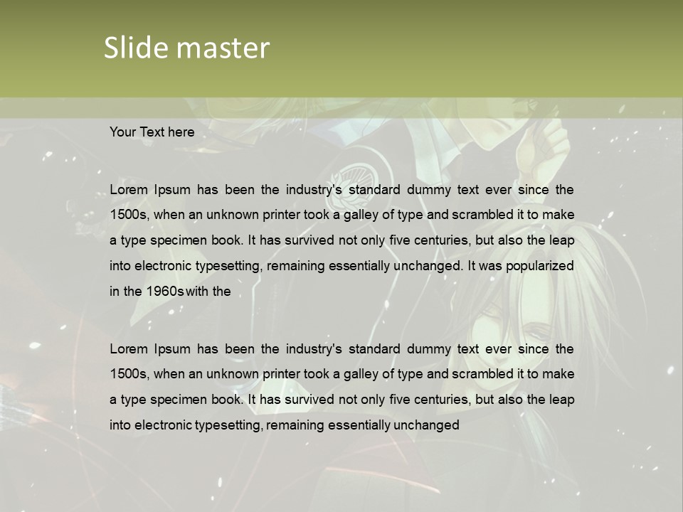 A Group Of People Standing Next To Each Other PowerPoint Template