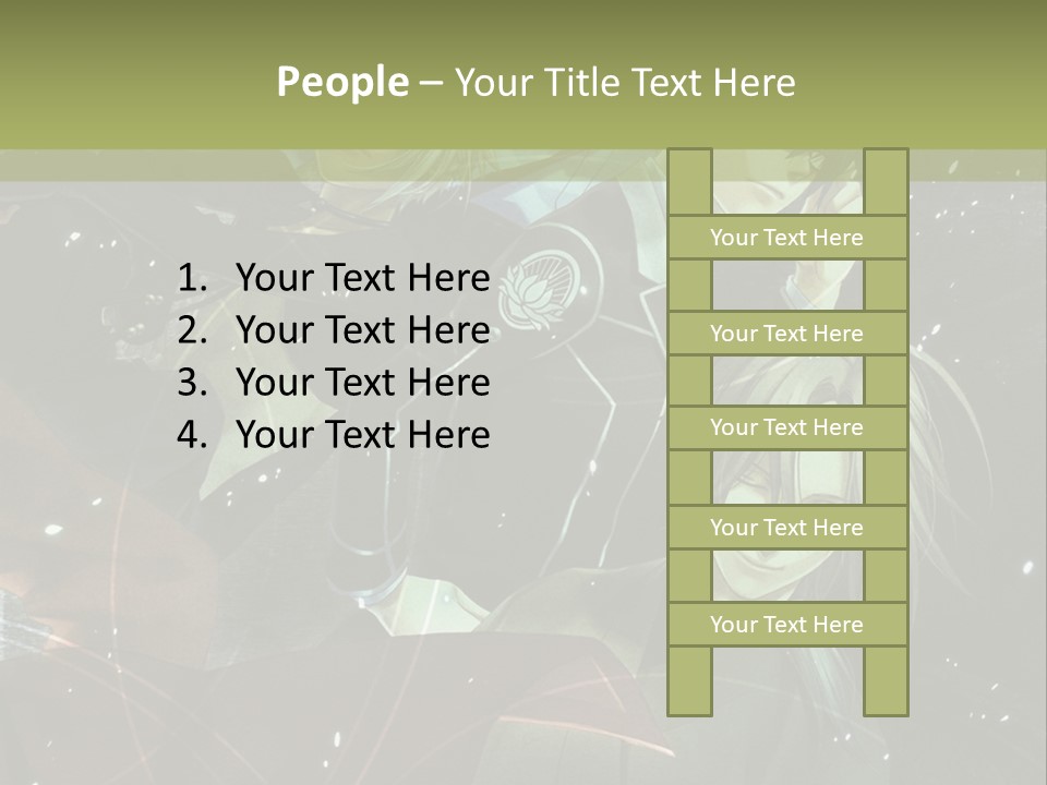 A Group Of People Standing Next To Each Other PowerPoint Template