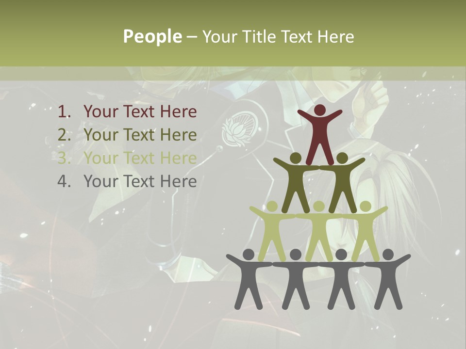 A Group Of People Standing Next To Each Other PowerPoint Template