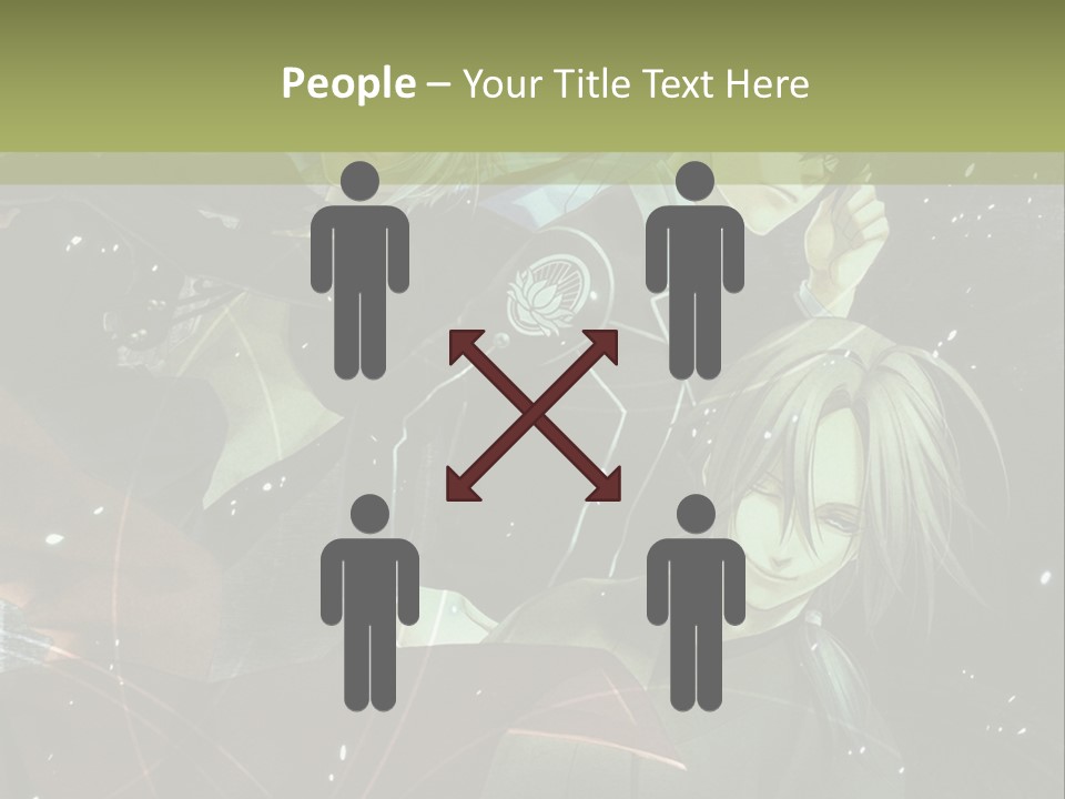 A Group Of People Standing Next To Each Other PowerPoint Template