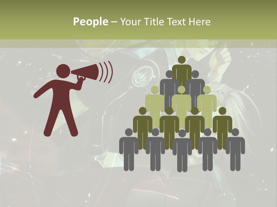 A Group Of People Standing Next To Each Other PowerPoint Template
