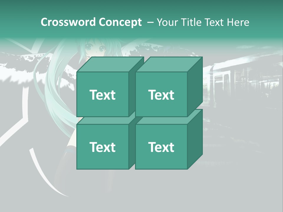 A Woman In A Bikini Holding A Wand PowerPoint Template