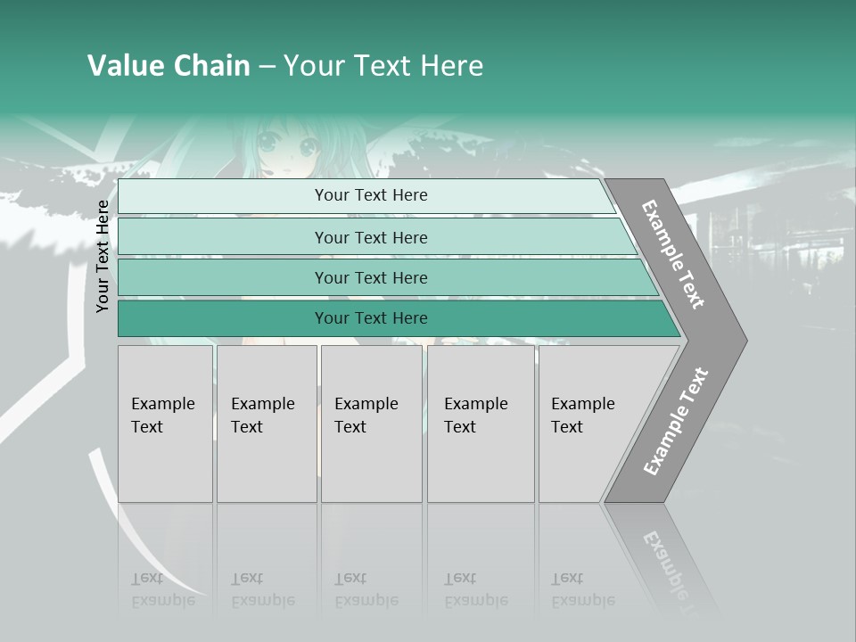 A Woman In A Bikini Holding A Wand PowerPoint Template