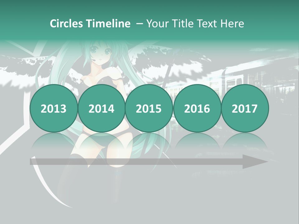 A Woman In A Bikini Holding A Wand PowerPoint Template