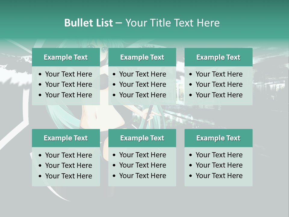 A Woman In A Bikini Holding A Wand PowerPoint Template