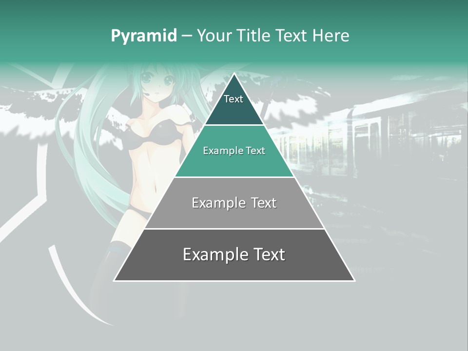 A Woman In A Bikini Holding A Wand PowerPoint Template