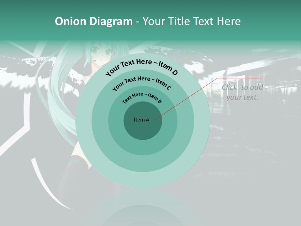 A Woman In A Bikini Holding A Wand PowerPoint Template