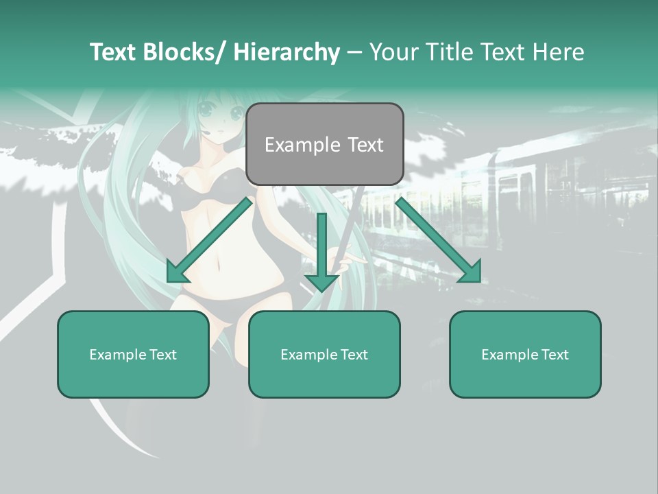 A Woman In A Bikini Holding A Wand PowerPoint Template