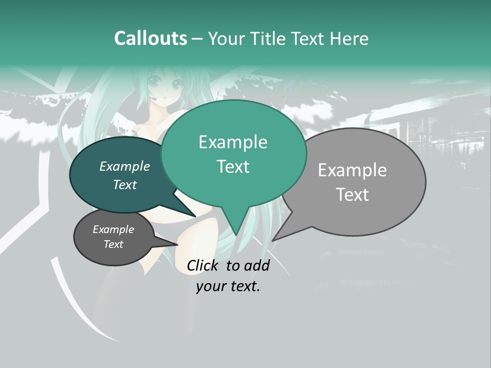 A Woman In A Bikini Holding A Wand PowerPoint Template