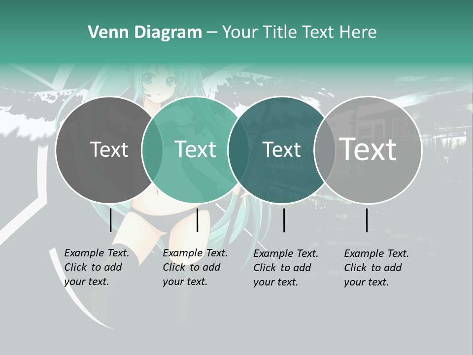 A Woman In A Bikini Holding A Wand PowerPoint Template