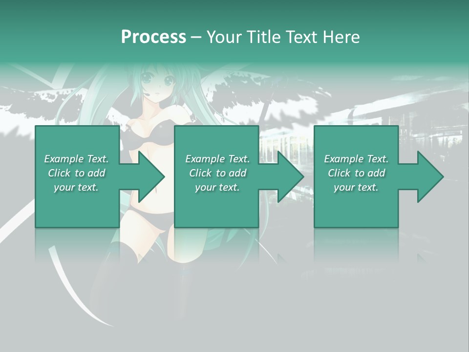 A Woman In A Bikini Holding A Wand PowerPoint Template