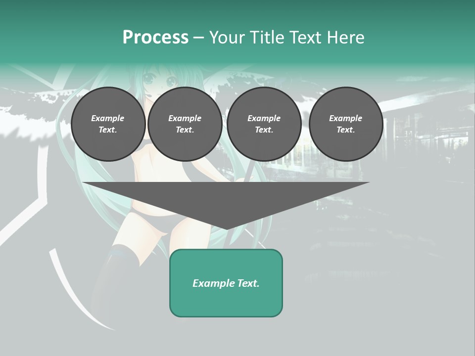 A Woman In A Bikini Holding A Wand PowerPoint Template