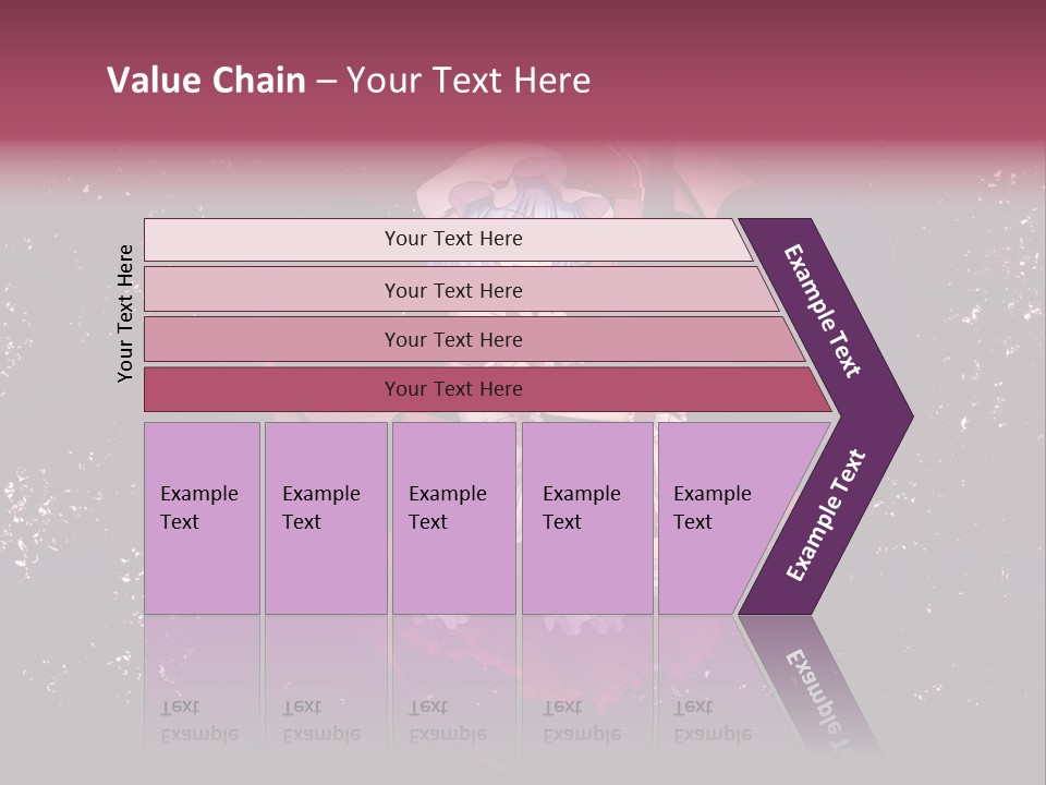 A Woman In A Costume With Bats In The Background PowerPoint Template