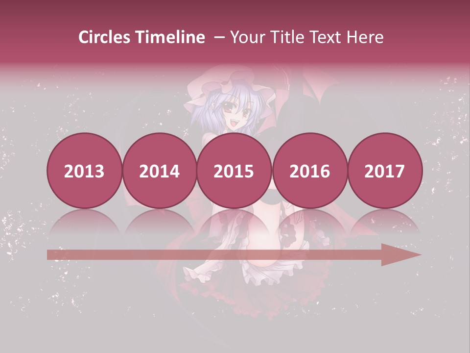 A Woman In A Costume With Bats In The Background PowerPoint Template