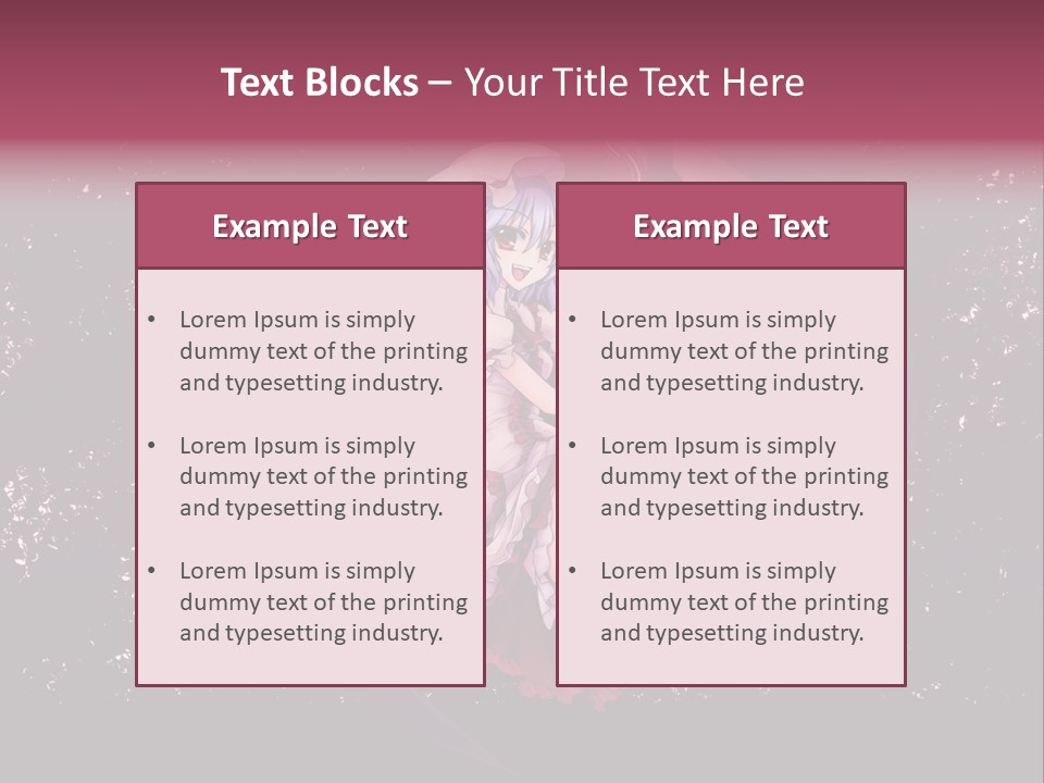 A Woman In A Costume With Bats In The Background PowerPoint Template