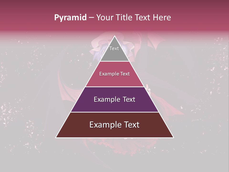 A Woman In A Costume With Bats In The Background PowerPoint Template