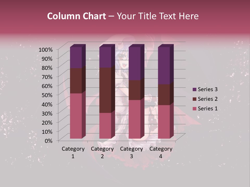 A Woman In A Costume With Bats In The Background PowerPoint Template