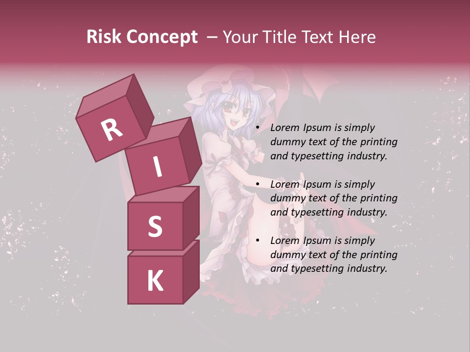 A Woman In A Costume With Bats In The Background PowerPoint Template