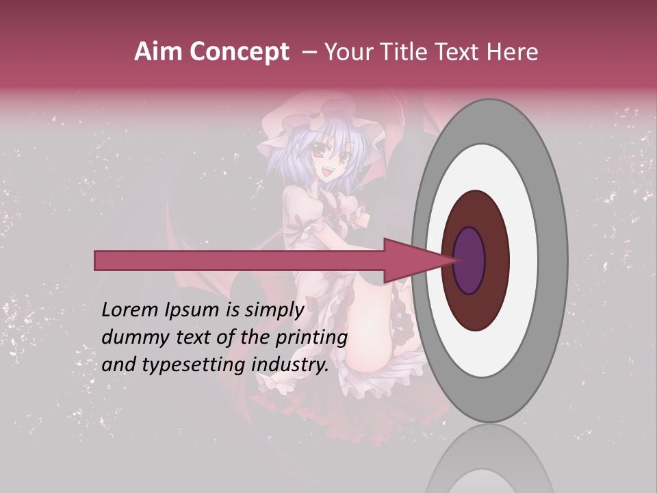 A Woman In A Costume With Bats In The Background PowerPoint Template