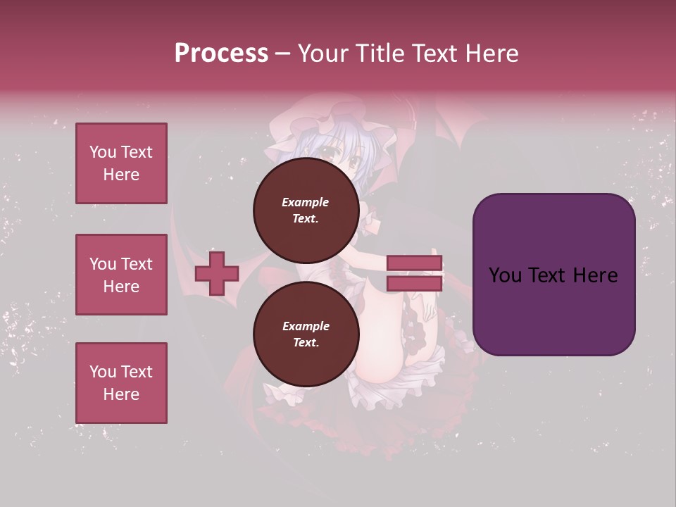 A Woman In A Costume With Bats In The Background PowerPoint Template