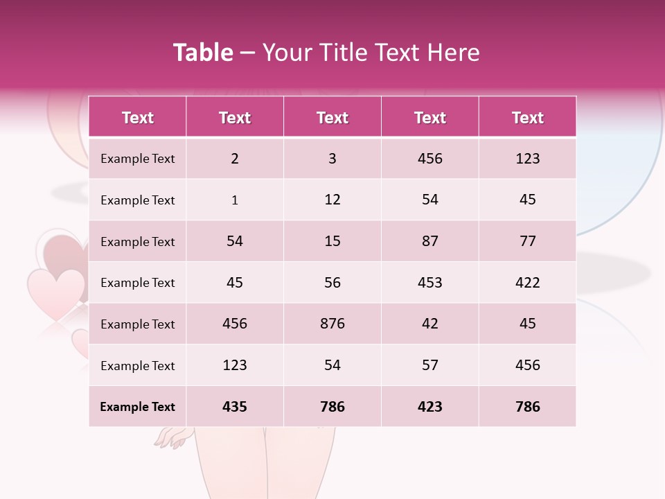 A Girl With Pink Hair Is Standing In Front Of A White Background PowerPoint Template