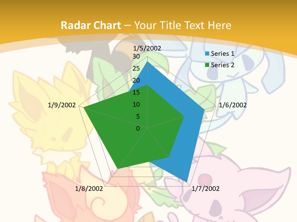 A Bunch Of Cartoon Animals On A White And Yellow Background PowerPoint Template