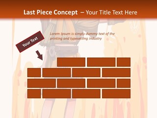 A Girl In A Yellow Dress With A Hat On Her Head PowerPoint Template