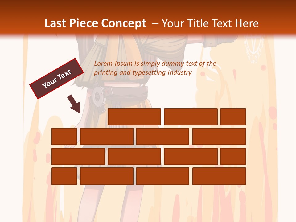 A Girl In A Yellow Dress With A Hat On Her Head PowerPoint Template