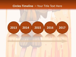A Girl In A Yellow Dress With A Hat On Her Head PowerPoint Template