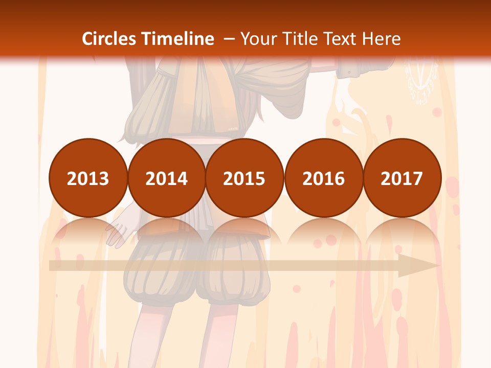 A Girl In A Yellow Dress With A Hat On Her Head PowerPoint Template