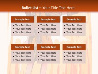 A Girl In A Yellow Dress With A Hat On Her Head PowerPoint Template