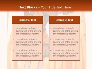 A Girl In A Yellow Dress With A Hat On Her Head PowerPoint Template
