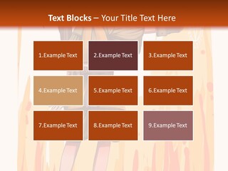 A Girl In A Yellow Dress With A Hat On Her Head PowerPoint Template