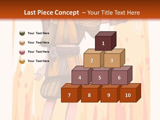 A Girl In A Yellow Dress With A Hat On Her Head PowerPoint Template