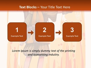 A Girl In A Yellow Dress With A Hat On Her Head PowerPoint Template