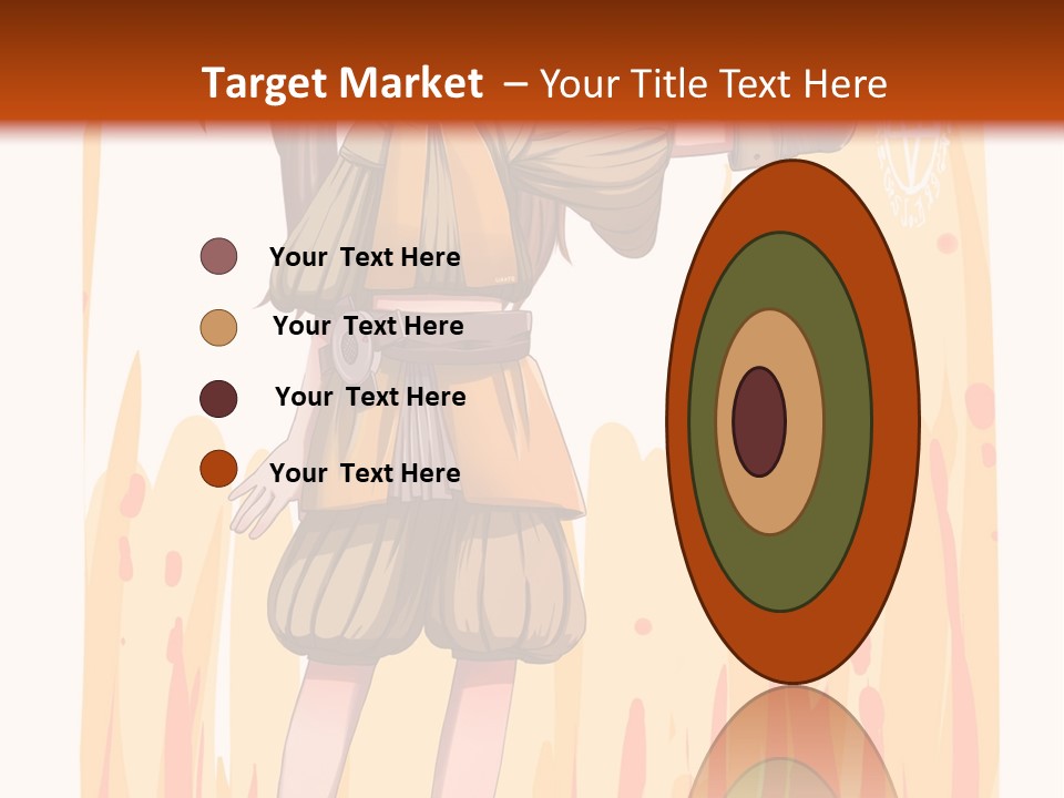 A Girl In A Yellow Dress With A Hat On Her Head PowerPoint Template