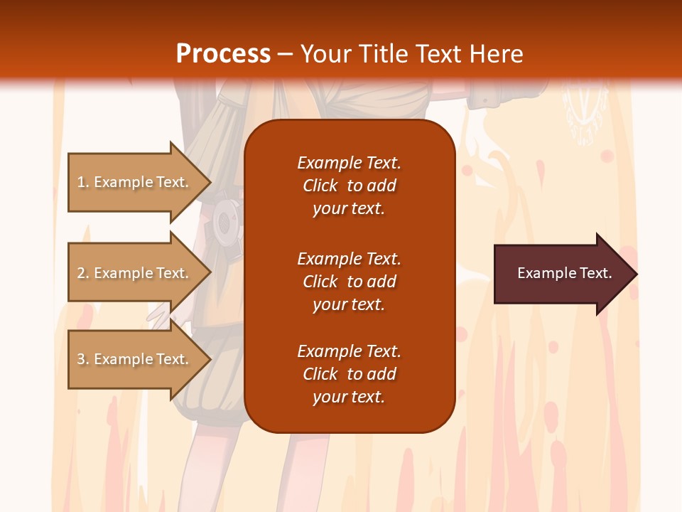 A Girl In A Yellow Dress With A Hat On Her Head PowerPoint Template