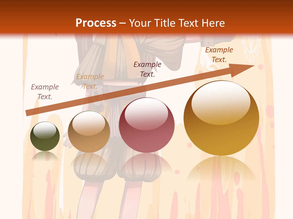 A Girl In A Yellow Dress With A Hat On Her Head PowerPoint Template