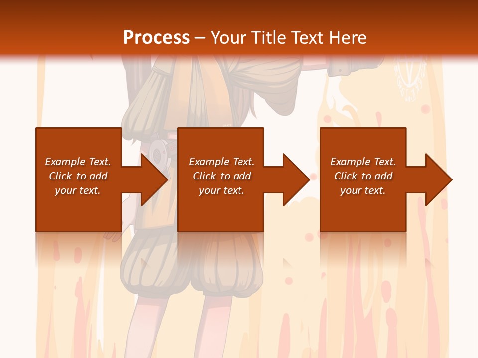 A Girl In A Yellow Dress With A Hat On Her Head PowerPoint Template