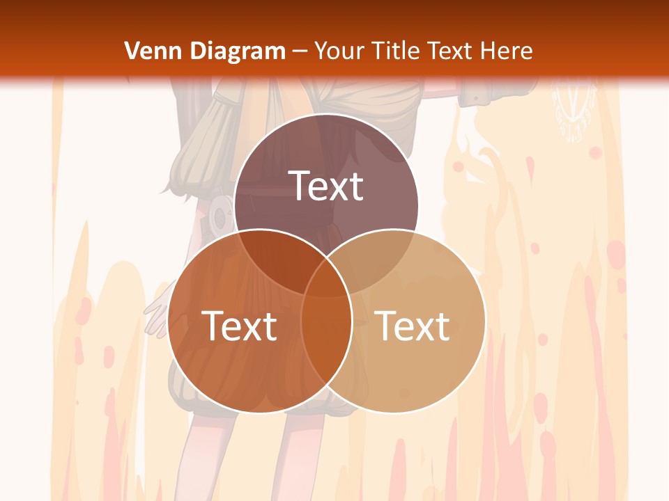 A Girl In A Yellow Dress With A Hat On Her Head PowerPoint Template