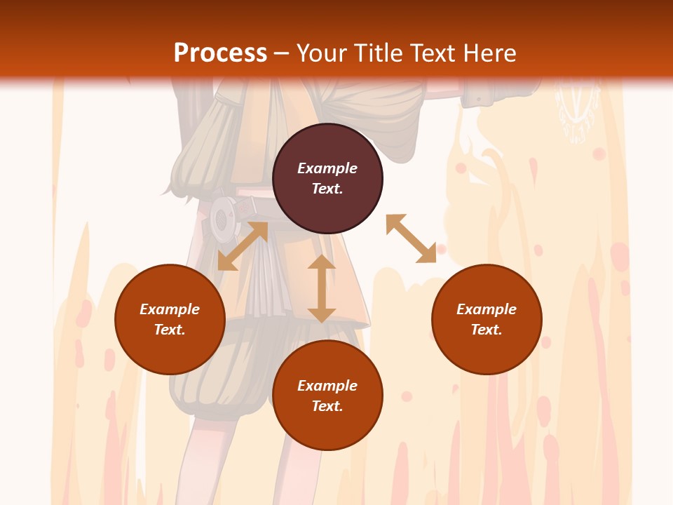 A Girl In A Yellow Dress With A Hat On Her Head PowerPoint Template