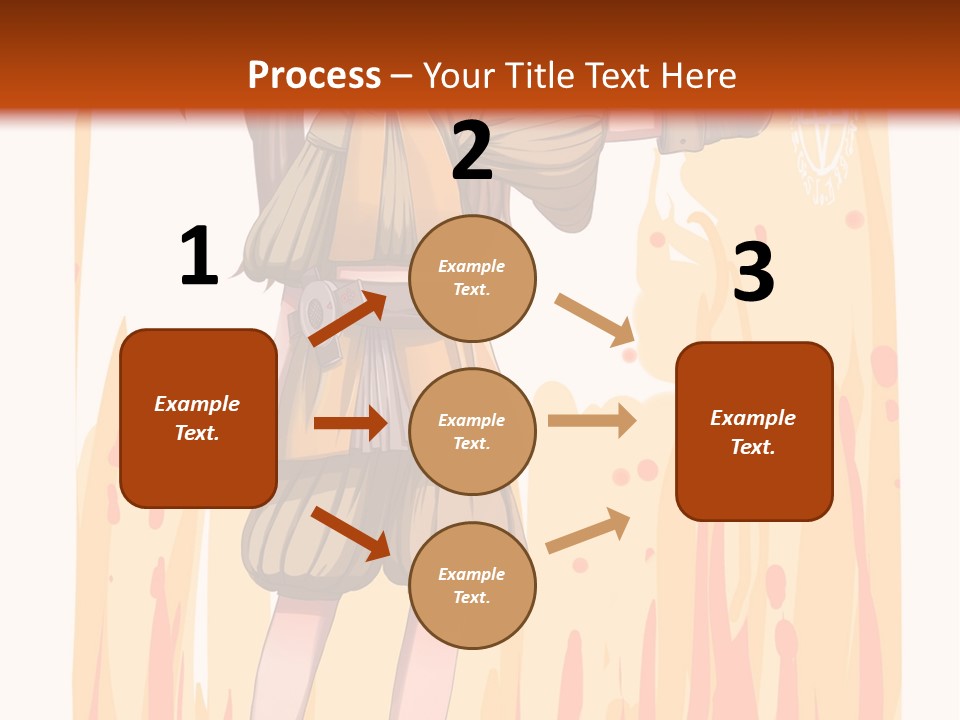 A Girl In A Yellow Dress With A Hat On Her Head PowerPoint Template