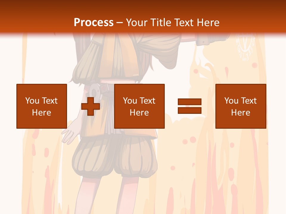 A Girl In A Yellow Dress With A Hat On Her Head PowerPoint Template